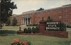 West Hall Memphis State University Postcard