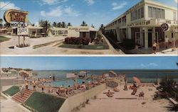 Atlantic Shores Motel Postcard