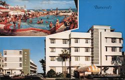 The Bancroft Hotel - Motel - Apartments Miami Beach, FL Postcard Postcard Postcard