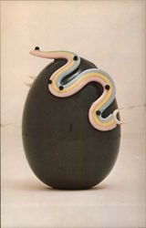 Clay Egg at the Yaw Gallery Postcard