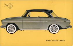 Simca Grand Large Postcard