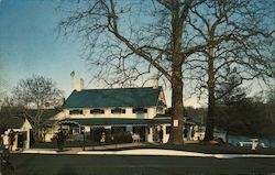 Gracious Lakeside Dining - Buttonwood Manor Postcard