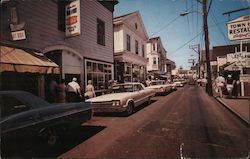 Street Scene Cape Cod, MA Postcard Postcard Postcard