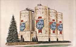 World's Largest Six Pack at G. Heileman Brewing Co. Postcard