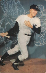 Mickey Mantle - Southwestern Historical Wax Museum Postcard