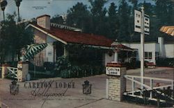 Carlton Lodge - The Hotel of Tomorrow, Today Hollywood, CA Postcard Postcard Postcard