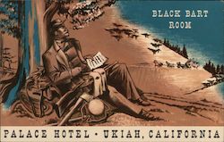 Black Bart Room Ukiah, CA Postcard Postcard Postcard