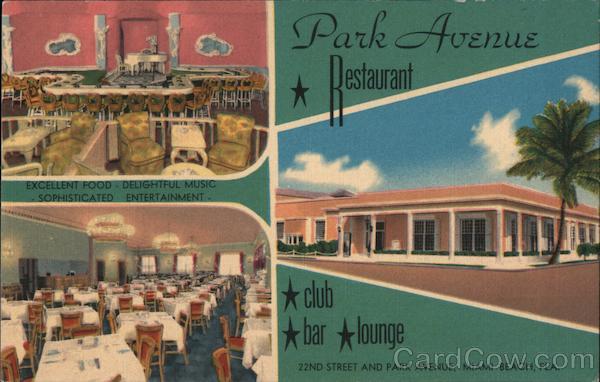 Park Avenue Restaurant Miami Beach Florida