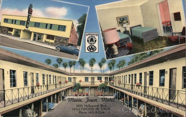 Movie Town Motel Hollywood California