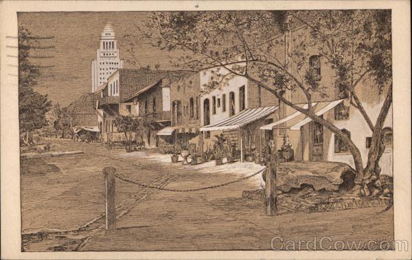 North Entrance of El Paseo De Los Angeles California
