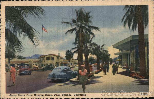 Along South Palm Canyon Drive Palm Springs California