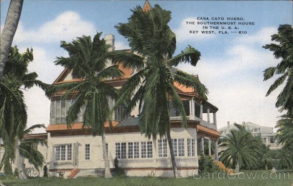 Casa Cayo Hueso Key West, FL Postcard