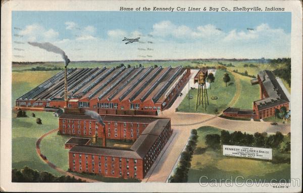 Home of the Kennedy Car Liner & Bag Co. Shelbyville Indiana