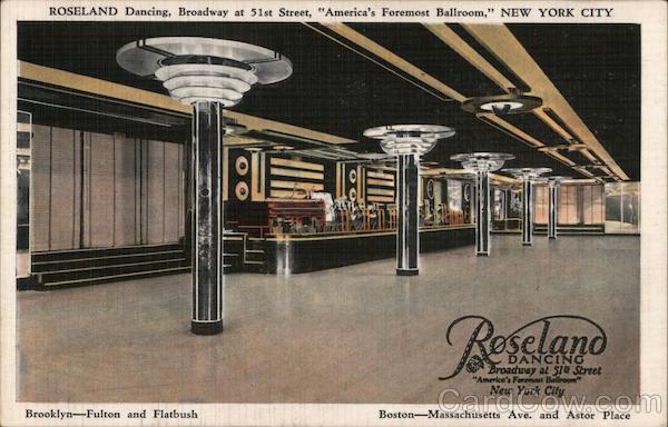 Roseland Dancing, Broadway at 51st Street America's Foremost Ballroom New York City