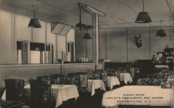 DIning Room, Lawley's Restaurant and Tavern Elizabethtown New York