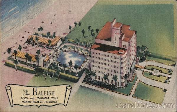 The Raleigh Pool and Cabana Club Miami Beach Florida