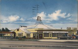 The Brown Derby Restaurant Postcard