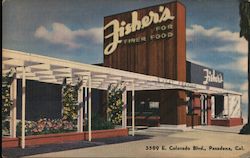 Fisher's Finer Food Postcard