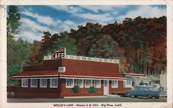 Welch's Cafe Big Pine, CA Postcard Postcard Postcard