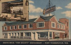 Smith Bros. "Fish Shanty" Restaurant Postcard