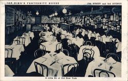 Joe King's Fraternity House Postcard