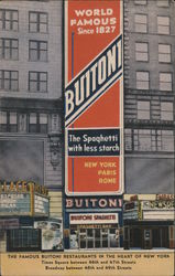 World Famous Buttoni Restaurant Postcard
