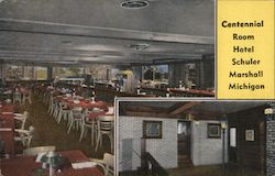 Centennial Room Hotel Schuler Postcard