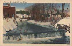 Stevens Brook Bridgton, ME Postcard Postcard Postcard