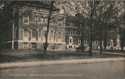 Manchester Memorial Hospital Postcard