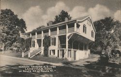 Farnam Tavern A.D. 1795 Lakeville, CT Postcard Postcard Postcard