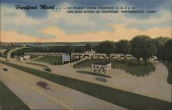 Hartford Motel Wethersfield, CT Postcard Postcard Postcard