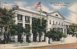 The U.S. Marine Hospital Mobile, AL Postcard Postcard Postcard