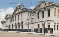 Historic City Hall Mobile, AL Postcard Postcard Postcard