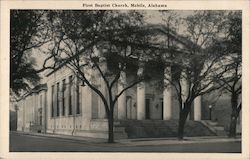 First Baptist Church Mobile, AL Postcard Postcard Postcard