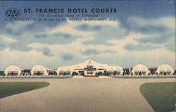 St. Francis Hotel Courts Postcard