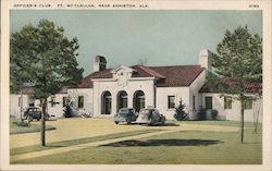 Officer's Club, Ft. Mc Clellan Anniston, AL Postcard Postcard Postcard