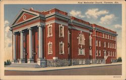 First Methodist Church Postcard