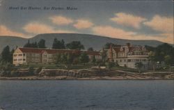 Hotel Bar Harbor Maine Postcard Postcard Postcard