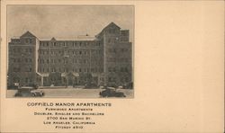 Coffield Manor Apartments Postcard