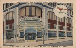 The Golden Pheasant Restaurant San Francisco, CA Postcard Postcard Postcard