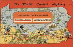 The Pennsylvania Turnpike Postcard