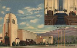 The North Glendale Methodist Church California Postcard Postcard Postcard