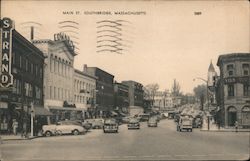 Main St. Southbridge, MA Postcard Postcard Postcard