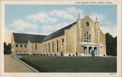 First Baptist Church Belton, TX Postcard Postcard Postcard