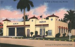 City Hall of Florida City, Florida Postcard Postcard Postcard