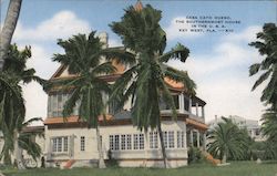 Casa Cayo Hueso Postcard