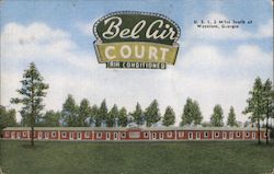 Bel Air Court Postcard