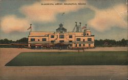 Municipal Airport Indianapolis, IN Postcard Postcard Postcard