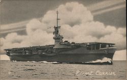Escort Carrier Postcard
