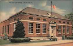 U.S. Post Office Auburn, IN Postcard Postcard Postcard